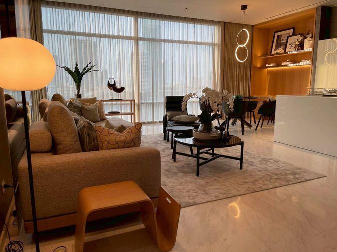 รูป คอนโด 2 ห้องนอน ที่ Four Seasons Private Residences Bangkok ✅ ใกล้ BTS สะพานตากสิน เฟอร์นิเจอ์ครบ ทักไลน์ได้เลยตอบไวมาก - รูปที่ 8/18