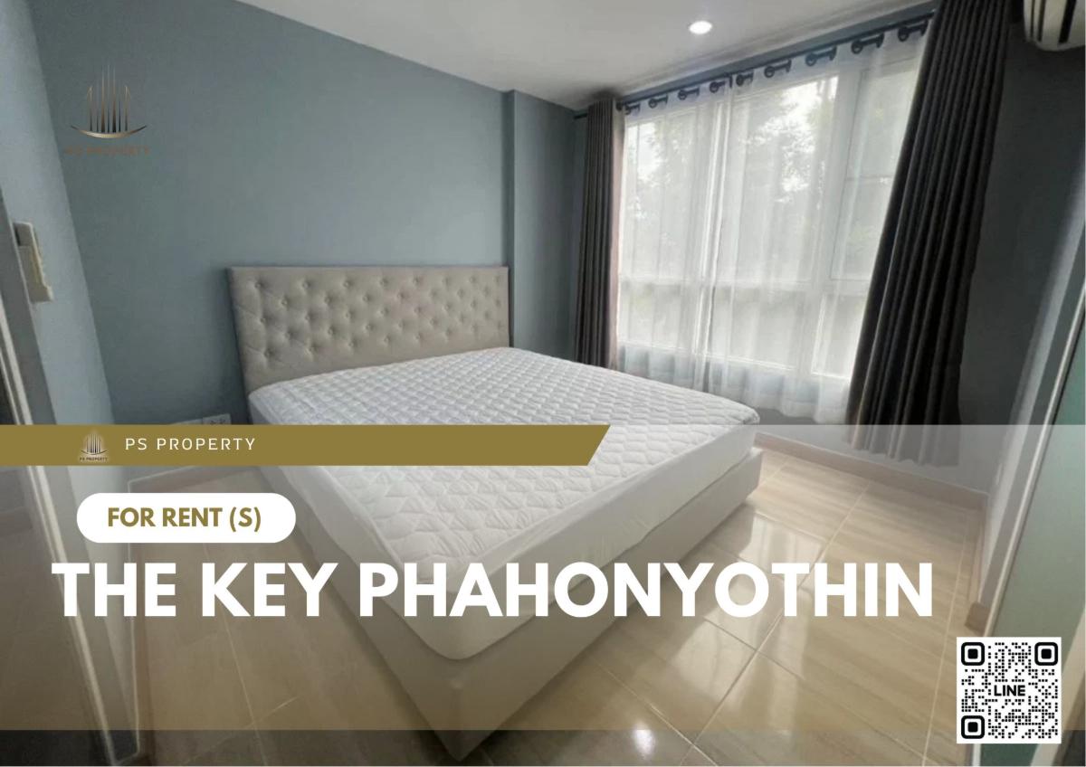 รูป ให้เช่า 📍 The Key Phahonyothin 📍เฟอร์นิเจอร์ และ เครื่องใช้ไฟฟ้าครบ ใกล้ ม.เกษตรศาสตร์ - รูปที่ 1/9