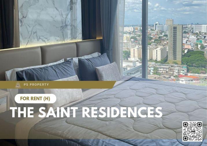 รูป ให้เช่า 🔥 The Saint Residences 🔥 ใกล้ MRT พหลโยธิน เฟอร์นิเจอร์ และ เครื่องใช้ไฟฟ้าครบ  - รูปที่ 1/11