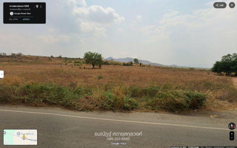 รูป 446 ไร่ ติดแนวเขา เมืองกาญจนบุรี โฉนดครุฑแดง หน้ากว้าง 550 เมตร โอกาสของนักลงทุนรายใหญ่ - รูปที่ 4/7