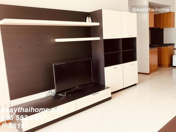 รูป P-55191 ทำเลทอง ใกล้ BTS กรุงธนบุรี Villa Sathorn 1 นอน 55 ตร.ม. ชั้น 12 แต่งครบ พร้อมอยู่ Line ID: @easythaihome 085-592-2897 - รูปที่ 8/12