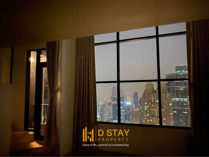 รูป *่ด่วน พร้อมเข้าอยู่ ‼️ให้เข่า Knightsbridge Prime Sathorn ห้อง Duplex ชั้นสูง 40+ วิวเมือง ราคาดีที่สุด 🔥DS3839 | Line @Dstay - รูปที่ 9/9