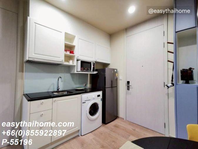 รูป P-55196 | โนเบิล รีโคล สุขุมวิท 19 🔥✨ คอนโดให้เช่า 1 ห้องนอน ชั้นสูง วิวเมือง เฟอร์นิเจอร์ครบ พร้อมเครื่องซักผ้า ใกล้ MRT สุขุมวิท และ BTS อโศก - รูปที่ 10/15