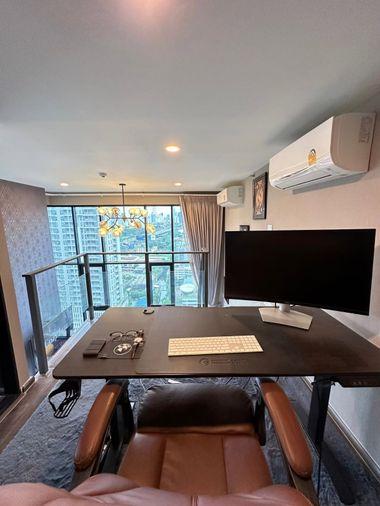 รูป PFD-08828 ให้เช่าคอนโด ไนท์บริดจ์ สเปซ พระราม 9 (KnightsBridge Space Rama 9) ห้องสวรูปแบบ Duplex แต่งครบหรูหราพร้อมอยู่ ใกล้ MRT พระราม 9 🏙️✨ - รูปที่ 7/10