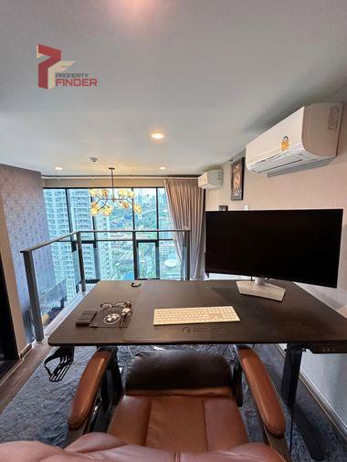 รูป PFD-08828 ให้เช่าคอนโด ไนท์บริดจ์ สเปซ พระราม 9 (KnightsBridge Space Rama 9) ห้องสวรูปแบบ Duplex แต่งครบหรูหราพร้อมอยู่ ใกล้ MRT พระราม 9 🏙️✨ - รูปที่ 7/10