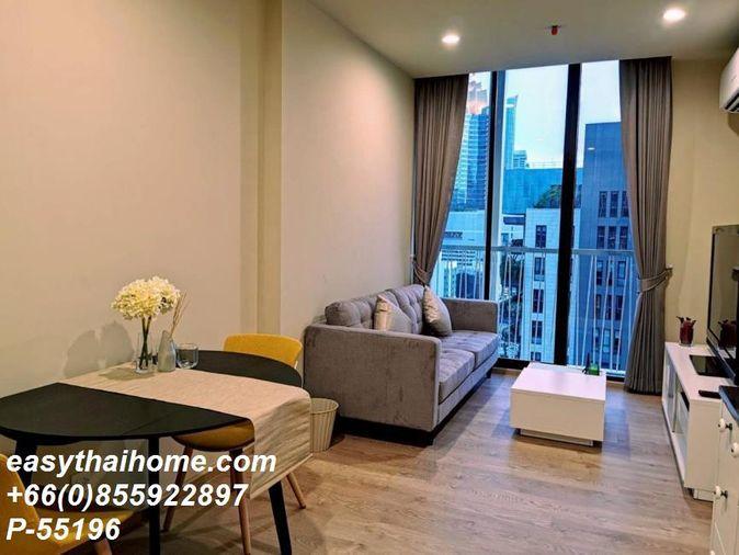 รูป P-55196 | โนเบิล รีโคล สุขุมวิท 19 🔥✨ คอนโดให้เช่า 1 ห้องนอน ชั้นสูง วิวเมือง เฟอร์นิเจอร์ครบ พร้อมเครื่องซักผ้า ใกล้ MRT สุขุมวิท และ BTS อโศก  - รูปที่ 13/15