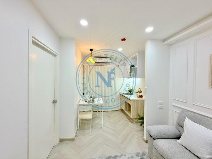รูป 🎉 **ว่างให้เช่าแล้วจ้า!**🏡✨ ห้องรีโนเวทใหม่ พร้อมเข้าอยู่ ทำเลดี ใกล้รถไฟฟ้าสายสีชมพู 📍 Plum Condo Chaengwattana Station เฟส 2 - รูปที่ 8/18