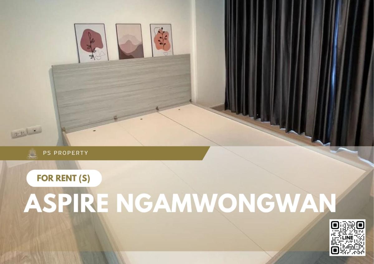 รูป ให้เช่า ✨ Aspire Ngamwongwan ✨ เฟอร์นิเจอร์ และ เครื่องใช้ไฟฟ้าครบ ใกล้เดอะมอลล์งามวงศ์วาน - รูปที่ 1/10