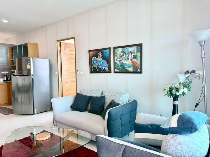 picture Casalunar Paradiso: Ocean view, high privacy, 2 bedrooms, 2 bathrooms, 10th floor, 95 sq m. Special price: only 27,000 THB. - 1/18