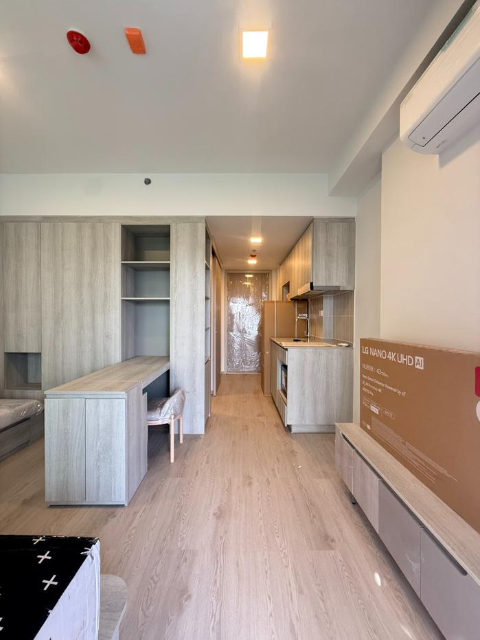 picture Condo for rent, Cobe Kaset-Sri Pathum, 10th floor, 27 sq m. Rent: 15,000 THB. Contact Line @802dkhwu for quick response  - 13/14