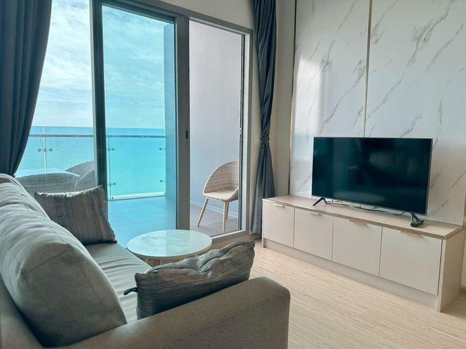 picture The Symphony: 1 bedroom, 47 sq m, 22nd floor, sea view, ready to move in, spacious balcony, comfortable living. - 1/21