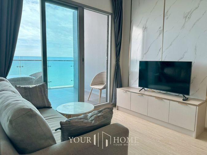 picture The Symphony: 1 bedroom, 47 sq m, 22nd floor, sea view, ready to move in, spacious balcony, comfortable living. - 1/21