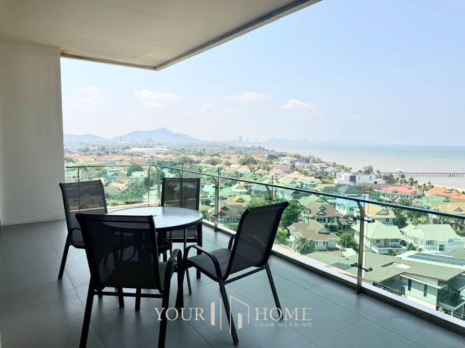 picture Casalunar Paradiso: Ocean view, high privacy, 2 bedrooms, 2 bathrooms, 10th floor, 95 sq m. Special price: only 27,000 THB. - 3/18