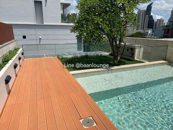 รูป มีสระว่ายน้ำส่วนตัว สวย หรูหรา ทาวน์โฮม 5 ชั้น หมู่บ้าน 349 Residence 3 ห้องนอน 3 ที่จอดรถ ใกล้โรงเรียนนานาชาติ - รูปที่ 1/27