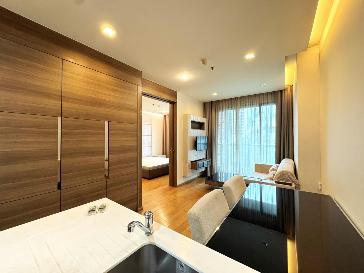 รูป 🧡 Line ID: @Ressy (มี@) | 46.7 SQm🔥 The Address Sathorn 12 |  Near BTS Saint Louis | Ready for Viewing - รูปที่ 3/6