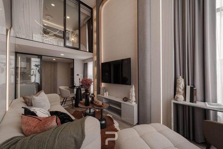 picture For Rent - SOHO Bangkok Ratchada , Luxury Class Duplex 2 bedrooms 1 bathroom - 1/10