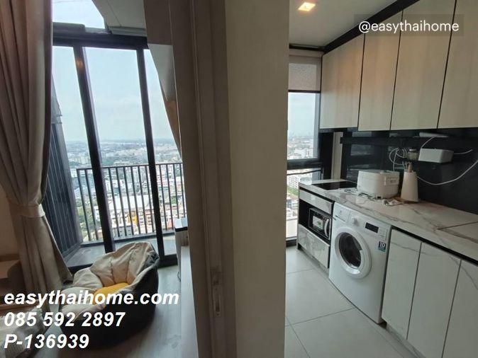 รูป P-136939 ให้เช่า The Line Sukhumvit 101 Duplex 1 ห้องนอน ชั้น 20 วิวเมืองสวย ใกล้ BTS ปุณณวิถี Line: @easythaihome 085-592-2897 - รูปที่ 6/7