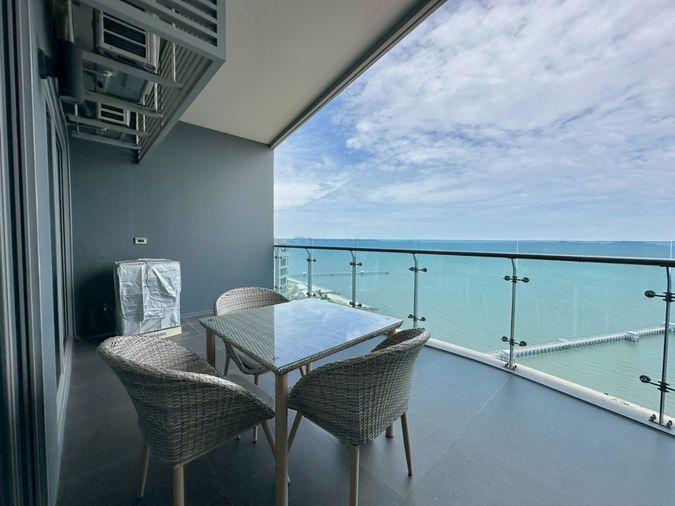 picture The Symphony: 1 bedroom, 47 sq m, 22nd floor, sea view, ready to move in, spacious balcony, comfortable living. - 17/21