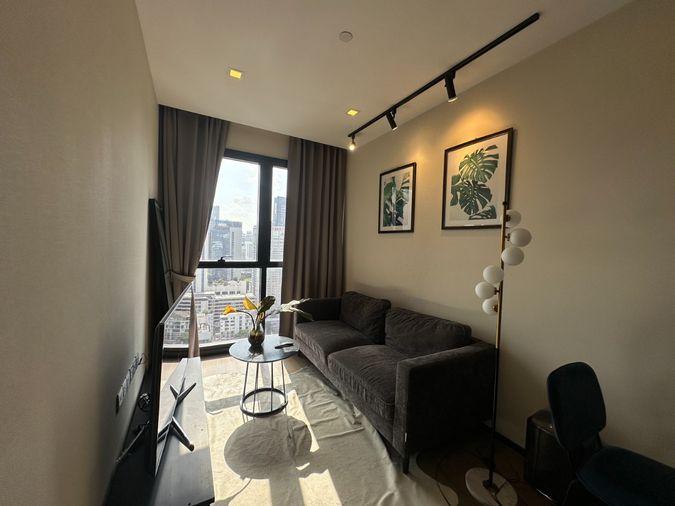 picture Ashton Asoke for rent, 1 bedroom, beautifully decorated, high floor, good view, fully furnished. Ready to move in - 3/17