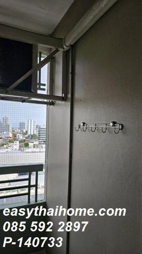 รูป P-140733 ให้เช่า Lumpini Place Rama III - Riverview ห้องสตูดิโอ ชั้น 14 วิวเมือง ใกล้ BRT เจริญราษฎร์ Line: @easythaihome 085-592-2897 - รูปที่ 11/21