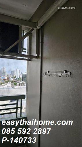 รูป P-140733 ให้เช่า Lumpini Place Rama III - Riverview ห้องสตูดิโอ ชั้น 14 วิวเมือง ใกล้ BRT เจริญราษฎร์ Line: @easythaihome 085-592-2897 - รูปที่ 11/21