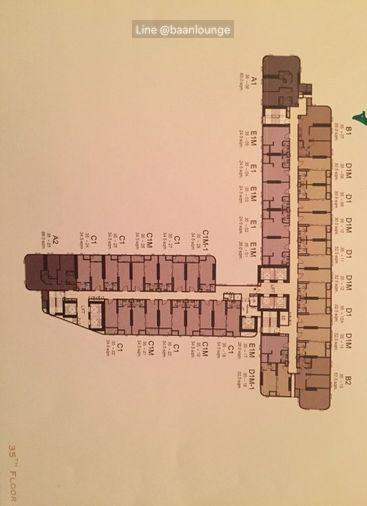 picture Ashton Chula Silom 2 Bed 1 Bath Floor 46th Size 55 sq.m. - 6/6