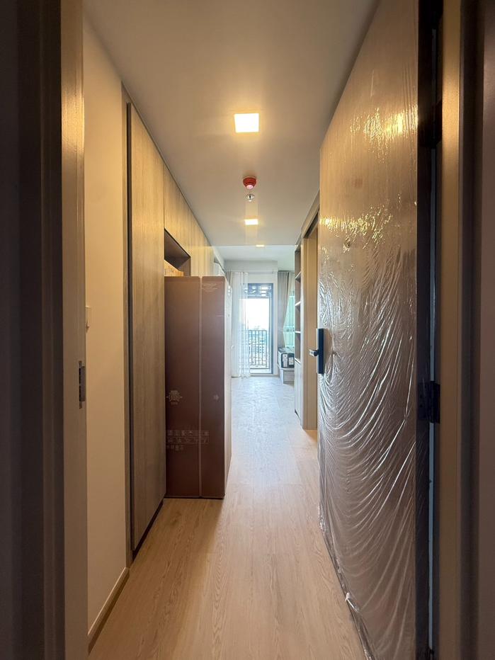 picture Condo for rent, Cobe Kaset-Sri Pathum, 10th floor, 27 sq m. Rent: 15,000 THB. Contact Line @802dkhwu for quick response  - 3/14