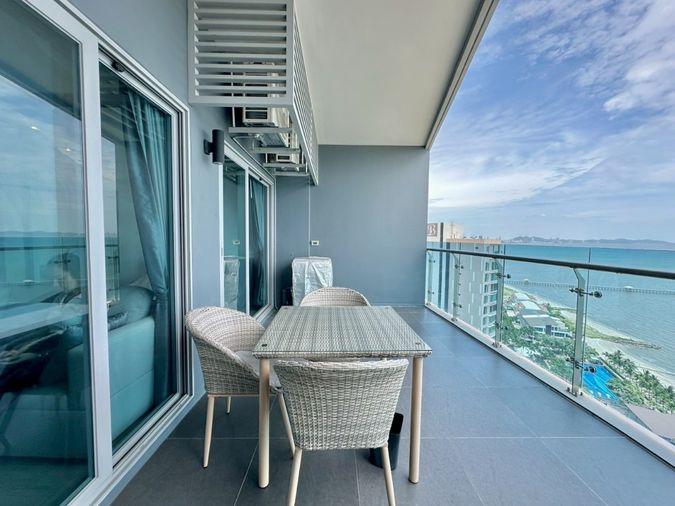 picture The Symphony: 1 bedroom, 47 sq m, 22nd floor, sea view, ready to move in, spacious balcony, comfortable living. - 18/21