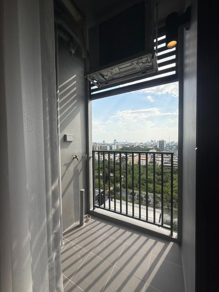picture Condo for rent, Cobe Kaset-Sri Pathum, 10th floor, 27 sq m. Rent: 15,000 THB. Contact Line @802dkhwu for quick response  - 12/14
