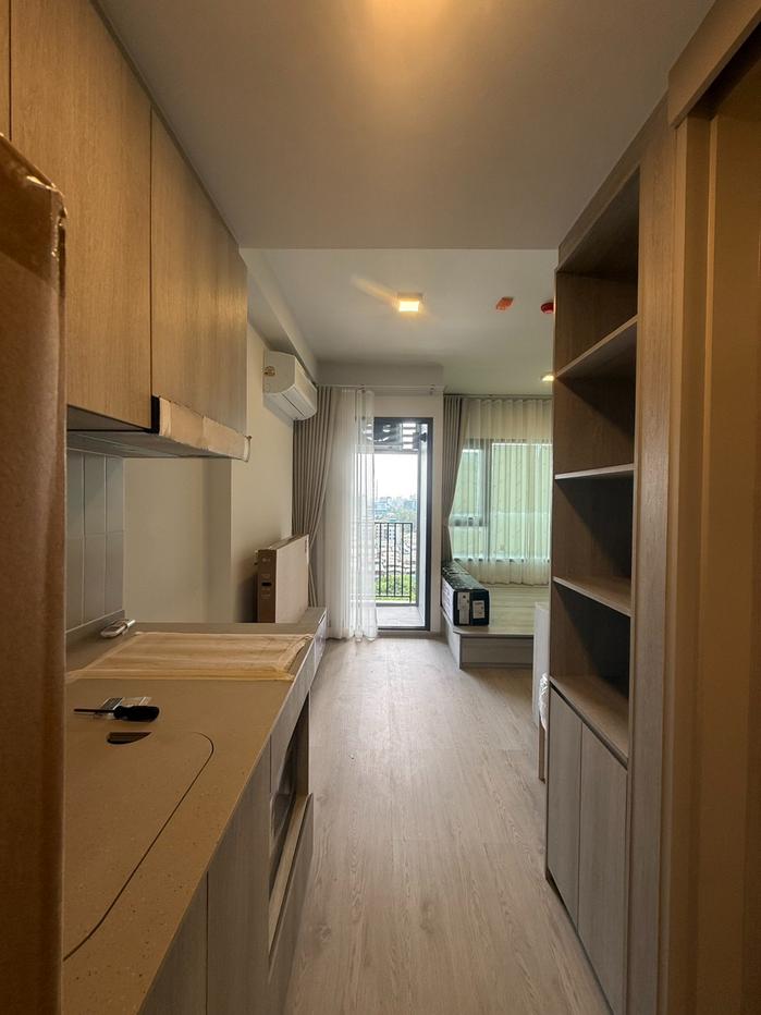 picture Condo for rent, Cobe Kaset-Sri Pathum, 10th floor, 27 sq m. Rent: 15,000 THB. Contact Line @802dkhwu for quick response  - 4/14