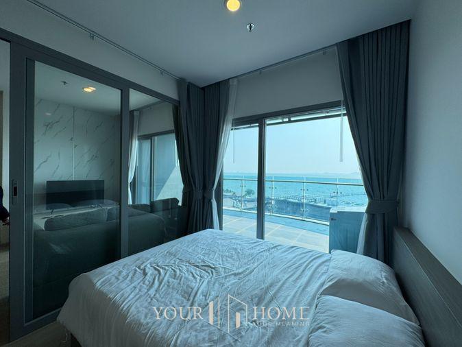 รูป The symphony 1 ห้องนอน 57 ตรม ชั้น 8 วิวทะเลและสระว่ายน้ำ พร้อมเข้าอยู่ ระเบียงกว้าง อยู่สบาย - รูปที่ 4/10