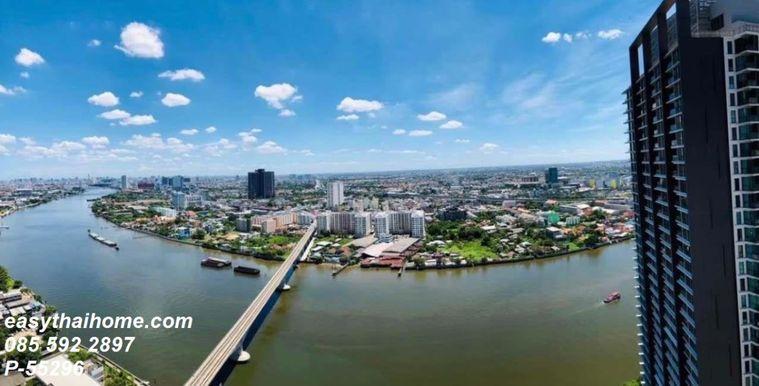 รูป P-55296 ให้เช่า 333 Riverside 1 ห้องนอน ชั้น 36 อาคาร A วิวแม่น้ำสวย ใกล้ MRT บางโพ Line: @easythaihome 085-592-2897 - รูปที่ 3/18