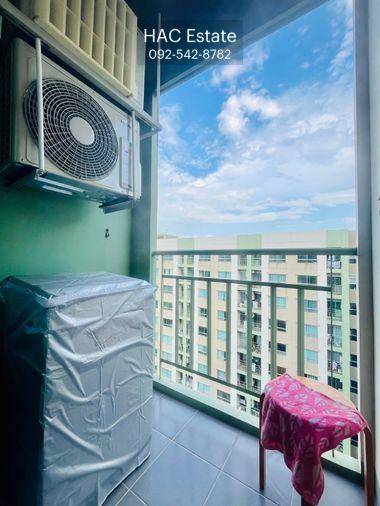 รูป (มีเครื่องซักผ้า)ให้เช่าลุมพินี วิลล์ นครอินทร์–ริเวอร์วิว - 1นอน 26.5ตรม. ชั้น26 ตึกB - Line:@hac55 - รูปที่ 9/21