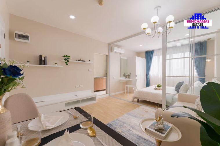 รูป 📌 ขาย dCondo Ramindra ดีคอนโด รามอินทรา ทำเลดี ห้องครัวปิดติดระเบียง ชั้น 5 ระเบียงทิศตะวันออก ✅ใกล้ รถไฟฟ้าสายสีชมพู - รูปที่ 7/20