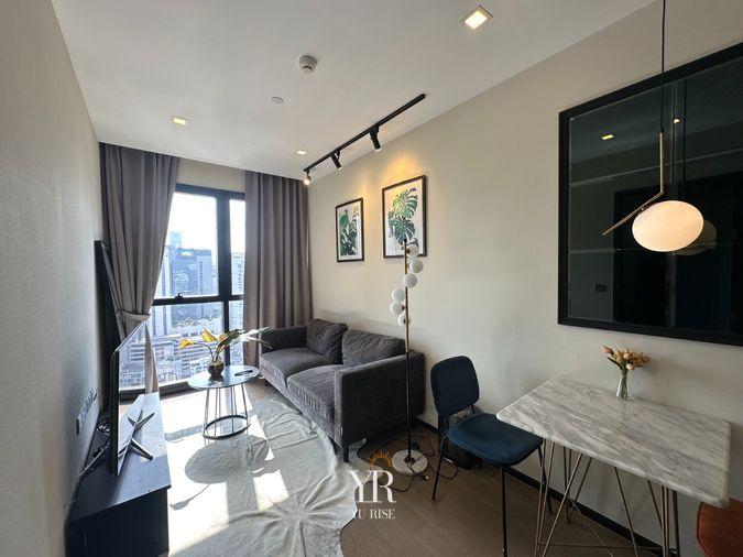 picture Ashton Asoke for rent, 1 bedroom, beautifully decorated, high floor, good view, fully furnished. Ready to move in - 1/17