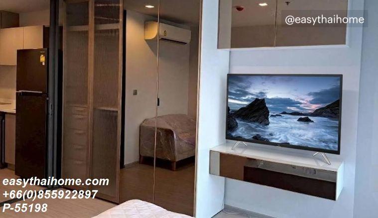 รูป P-55198 | ไลฟ์ ลาดพร้าว🔥✨ คอนโดให้เช่า ห้องสตูดิโอ ชั้นสูง วิวเมือง เฟอร์นิเจอร์ครบ พร้อมเครื่องซักอบ ใกล้ MRT พหลโยธิน พร้อมเข้าอยู่ ✨ - รูปที่ 5/12