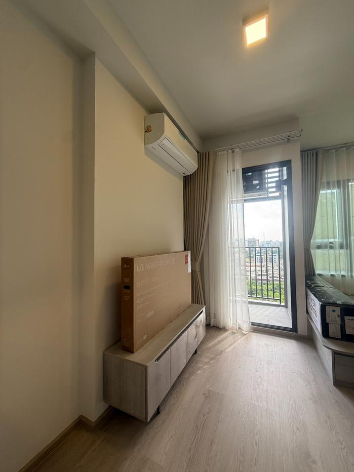 picture Condo for rent, Cobe Kaset-Sri Pathum, 10th floor, 27 sq m. Rent: 15,000 THB. Contact Line @802dkhwu for quick response  - 1/14