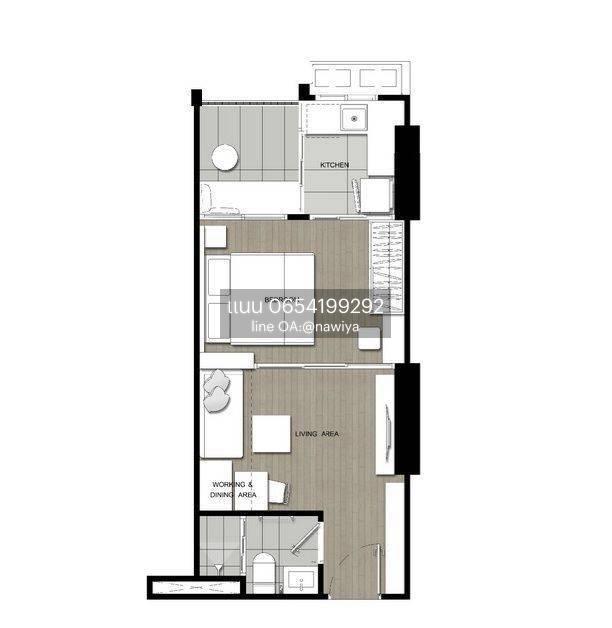 รูป POUND230726 U DELIGHT RESIDENCE RIVERFRONT RAMA3 ยูดีไลท์ เรสซิเด้นท์ ริเวอร์ฟร้อนท์ พระราม 3 . - รูปที่ 16/20
