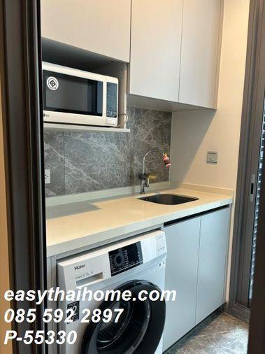 รูป P-55330 ห้องแนะนำปล่อยเช่า Whizdom Inspire Sukhumvit วิวเมือง เฟอร์เครื่องใช้ไฟฟ้าครบ ใกล้ BTS ปุณณวิถี Line: @easythaihome 085-592-2897 - รูปที่ 8/10