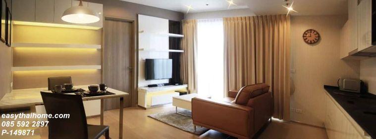 รูป P-149871 ให้เช่าคอนโดหรู HQ Thonglor by Sansiri 1 ห้องนอน ชั้น 29 วิวเมือง เฟอร์เครื่องใช้ไฟฟ้าครบ ใกล้ BTS ทองหล่อ Line: @easythaihome 085-592-2897 - รูปที่ 9/10