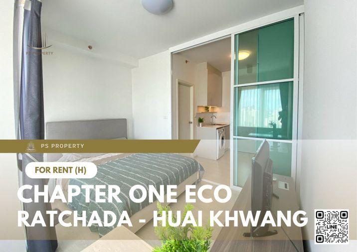 รูป ให้เช่า 📍 Chapter One Eco Ratchada - Huai Khwang 📍 เฟอร์นิเจอร์ และ เครื่องใช้ไฟฟ้าครบ ใกล้ MRT ห้วยขวาง - รูปที่ 1/11
