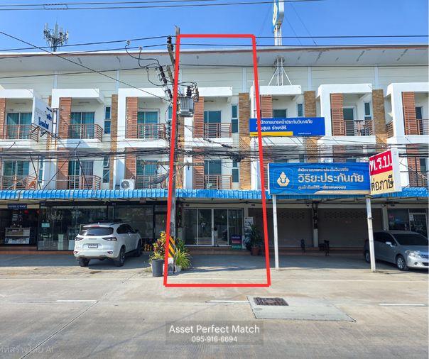 รูป ขาย อาคารพาณิชย์ 3 ชั้น ตรงข้าม พฤกษานารา หนองมน-ชลบุรี ติดถนนใหญ่ หมู่บ้านรายล้อม อยู่ในแหล่งชุมชน ทำเลค้าขาย เหมาะลงทุน - รูปที่ 1/18