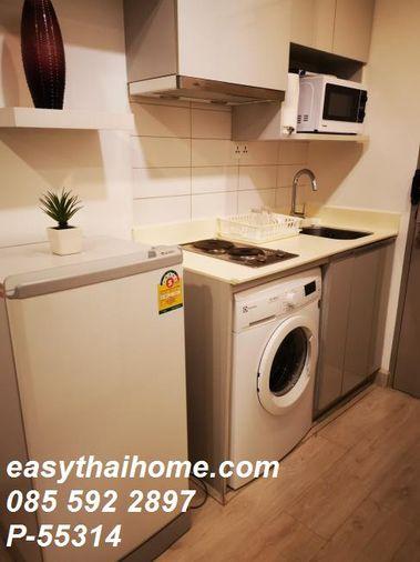 รูป P-55314 ดีลสุดพิเศษ เช่าคอนโดห้องสวย Ideo Mobi Sukhumvit ห้องสตูดิโอ ชั้น 21 อาคาร B วิวเมือง ใกล้ BTS อ่อนนุช Line: @easythaihome 085-592-2897 - รูปที่ 7/7