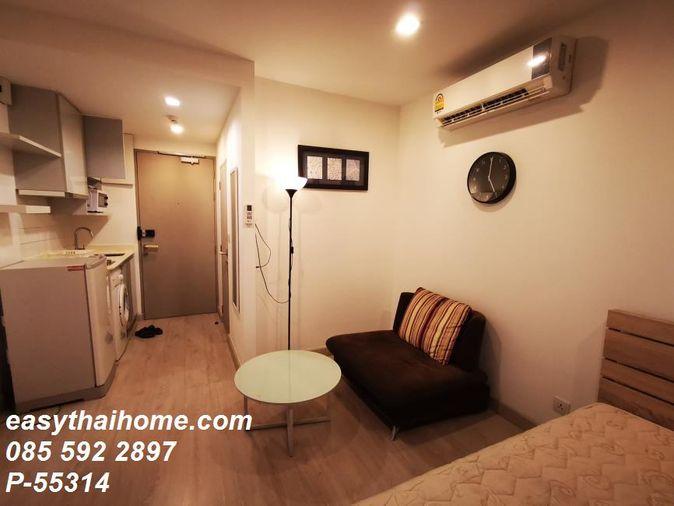 รูป P-55314 ดีลสุดพิเศษ เช่าคอนโดห้องสวย Ideo Mobi Sukhumvit ห้องสตูดิโอ ชั้น 21 อาคาร B วิวเมือง ใกล้ BTS อ่อนนุช Line: @easythaihome 085-592-2897 - รูปที่ 6/7
