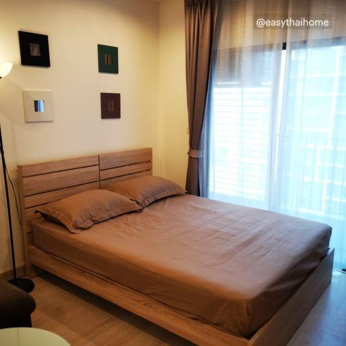 รูป P-55314 ดีลสุดพิเศษ เช่าคอนโดห้องสวย Ideo Mobi Sukhumvit ห้องสตูดิโอ ชั้น 21 อาคาร B วิวเมือง ใกล้ BTS อ่อนนุช Line: @easythaihome 085-592-2897 - รูปที่ 1/7