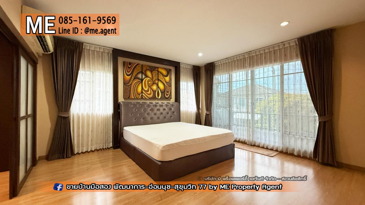 รูป ให้เช่า บ้านเดี่ยว ภัสสร เพรสทีจ  พัฒนาการ 38 ติดถนนเมน Built-in ครบ ใกล้ทองหล่อ และ BTS อ่อนนุช โทร 064-954-9619 (RBJ21-67) - รูปที่ 12/32