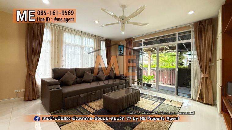 รูป ให้เช่า บ้านเดี่ยว ภัสสร เพรสทีจ พัฒนาการ 38 ติดถนนเมน Built-in ครบ ใกล้ทองหล่อ และ BTS อ่อนนุช โทร 064-954-9619 (RBJ21-67) - รูปที่ 4/32