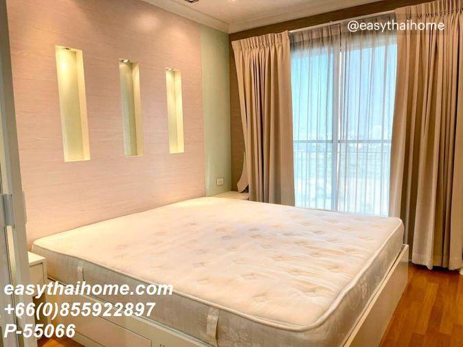 รูป P-55066 | ลุมพินี เพลส พระราม 9–รัชดา 🔥✨ คอนโดให้เช่า 1 ห้องนอน ชั้นสูง วิวเมือง เฟอร์นิเจอร์ครบ พร้อมเครื่องซักผ้า ใกล้ MRT พระราม 9 พร้อมเข้าอยู่ ✨ - รูปที่ 4/20