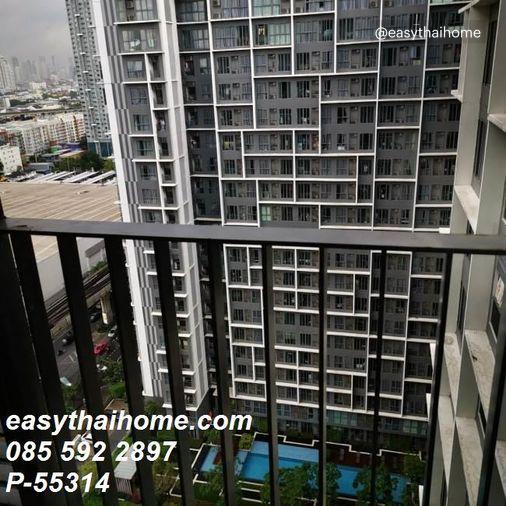 รูป P-55314 ดีลสุดพิเศษ เช่าคอนโดห้องสวย Ideo Mobi Sukhumvit ห้องสตูดิโอ ชั้น 21 อาคาร B วิวเมือง ใกล้ BTS อ่อนนุช Line: @easythaihome 085-592-2897 - รูปที่ 5/7