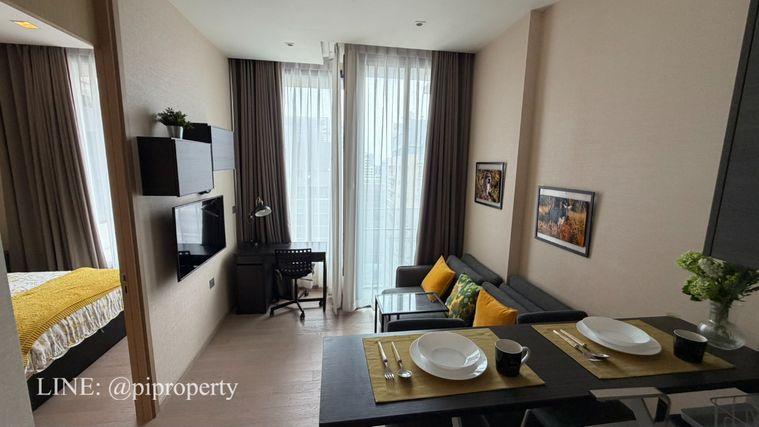 รูป ให้เช่าห้องชุด 1 ห้องนอน ตกแต่งครบครัน ที่ Esse Asoke พร้อมเข้าอยู่ได้ทันที ทำเลดีเยี่ยมในย่านอโศก ใกล้รถไฟฟ้า BTS และ MRT - รูปที่ 2/22